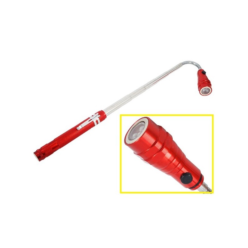 Recuperator telescopic cu led si magnet
