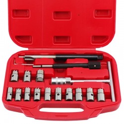 Trusa cu freze pentru curatat orificiu injectoare diesel